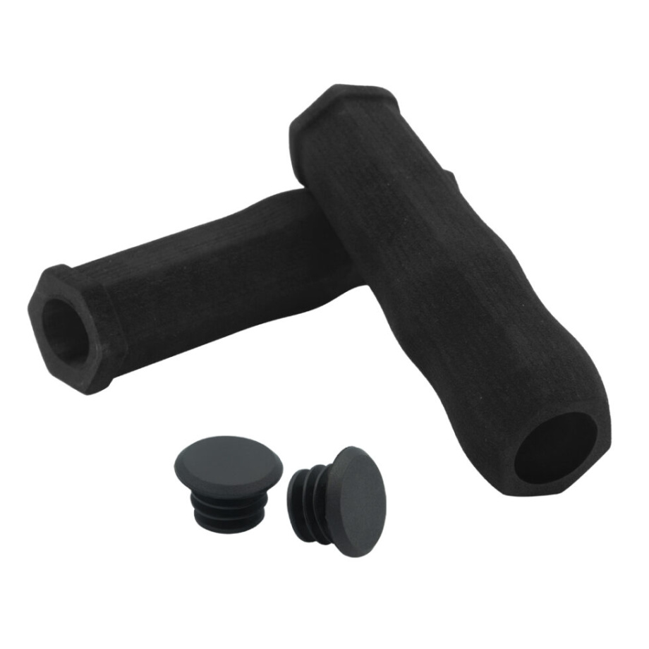 Грипсы SKILL HEXAGON EVA 125 мм (чёрные)