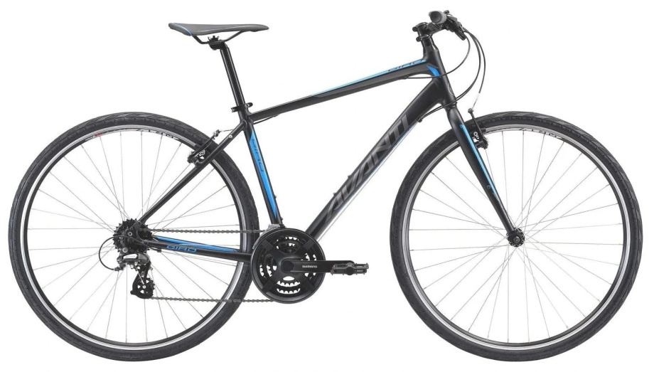 Велосипед Avanti Giro F1 28″ (Matte Black / Metallic Blue)