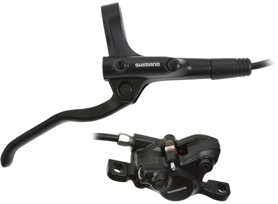 Дисковый гидравлический тормоз Shimano MT200 (задний, комплект, без упаковки)