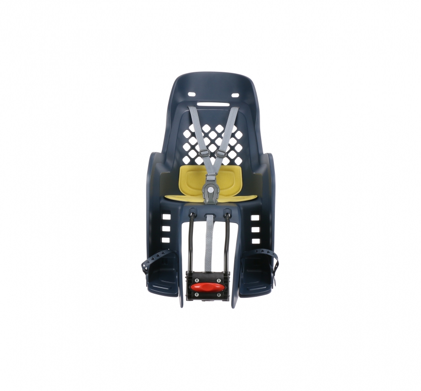 Детское велосипедное кресло Polisport Joy FF 26-28" (джинсовый/жёлтый)