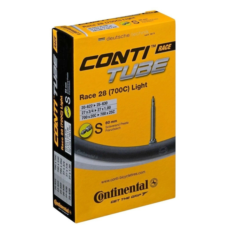 Камера Continental Race 28 (700C) Light (20/25-622/630) S60 Presta