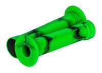 Грипсы STG 150мм. чёрный/зелёный