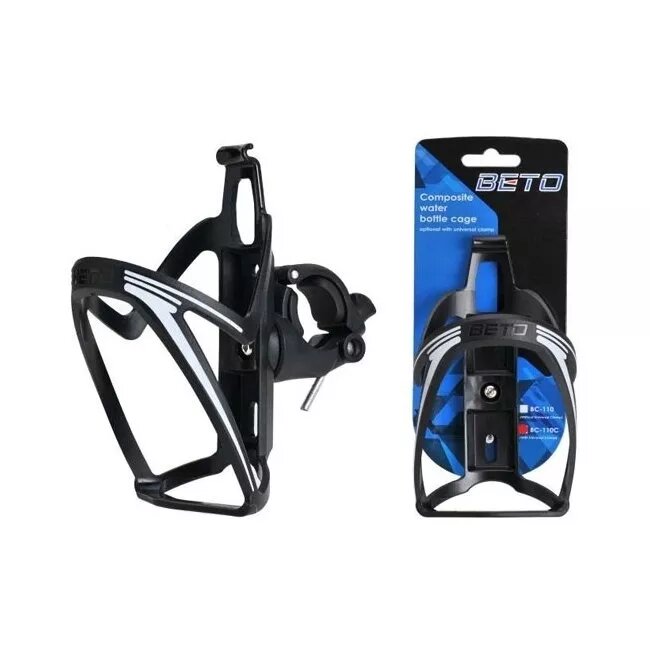 Флягодержатель Beto BC-110C (черно-белый)