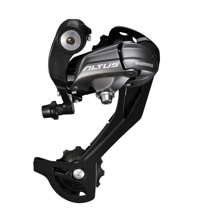 Переключатель задний Shimano Altus RD-M370 SGS (длинная лапка) 9 скоростей