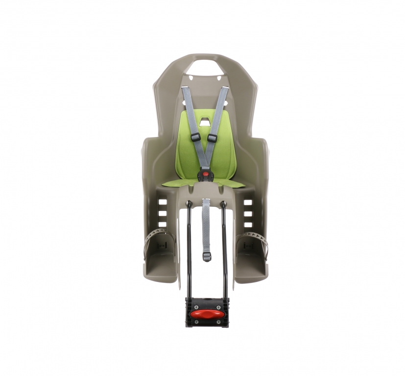 Детское велосипедное кресло Polisport Koolah FF 29 (коричневый/зеленый)