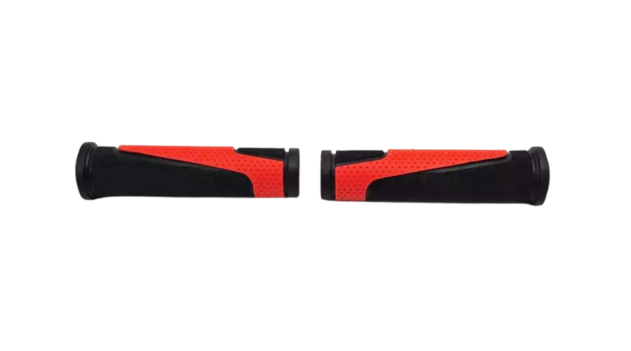 Грипсы Hualong HL-G305 (чёрный/красный, L-125 мм)