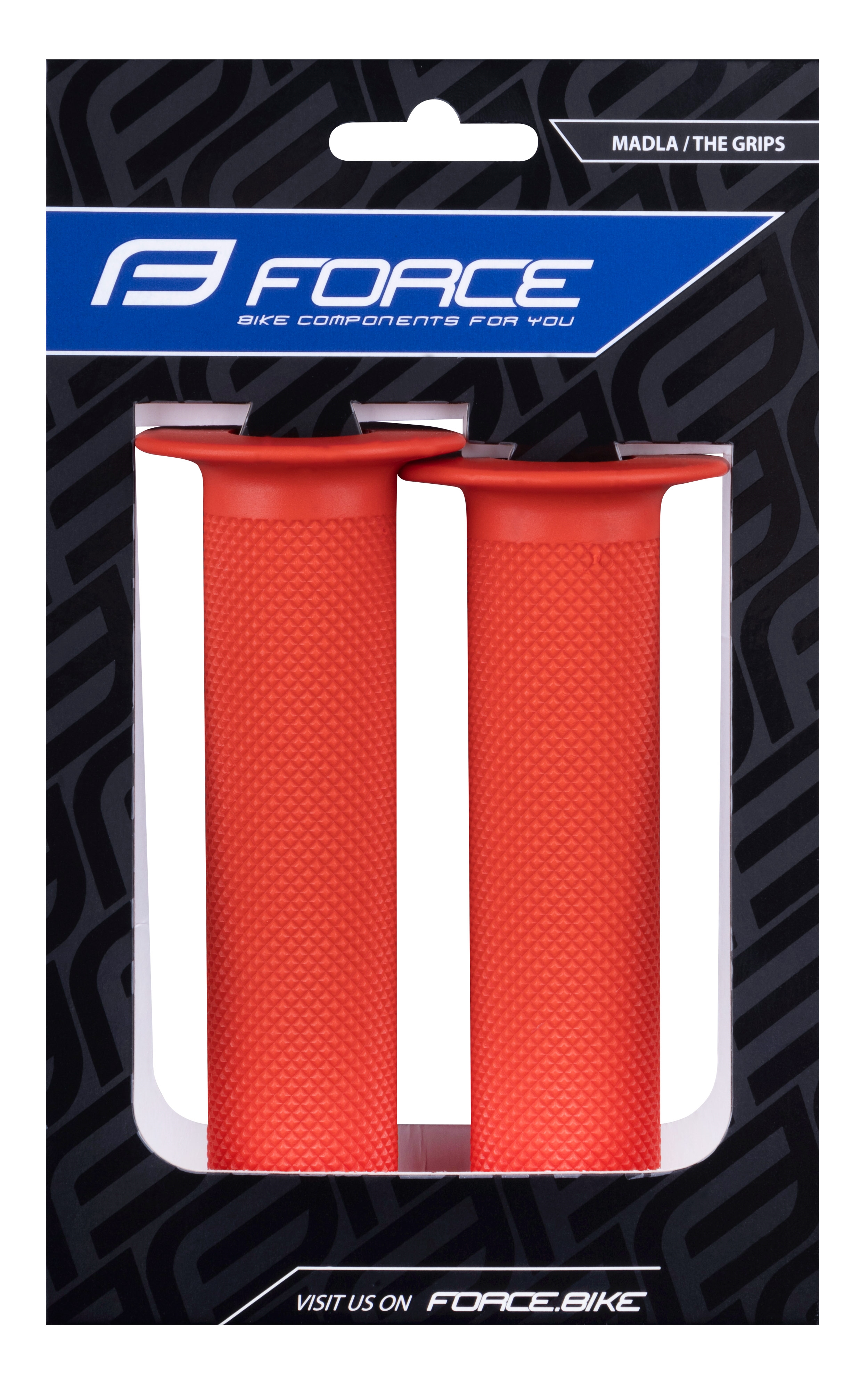 Грипсы Force BMX130 (резиновые, красные)