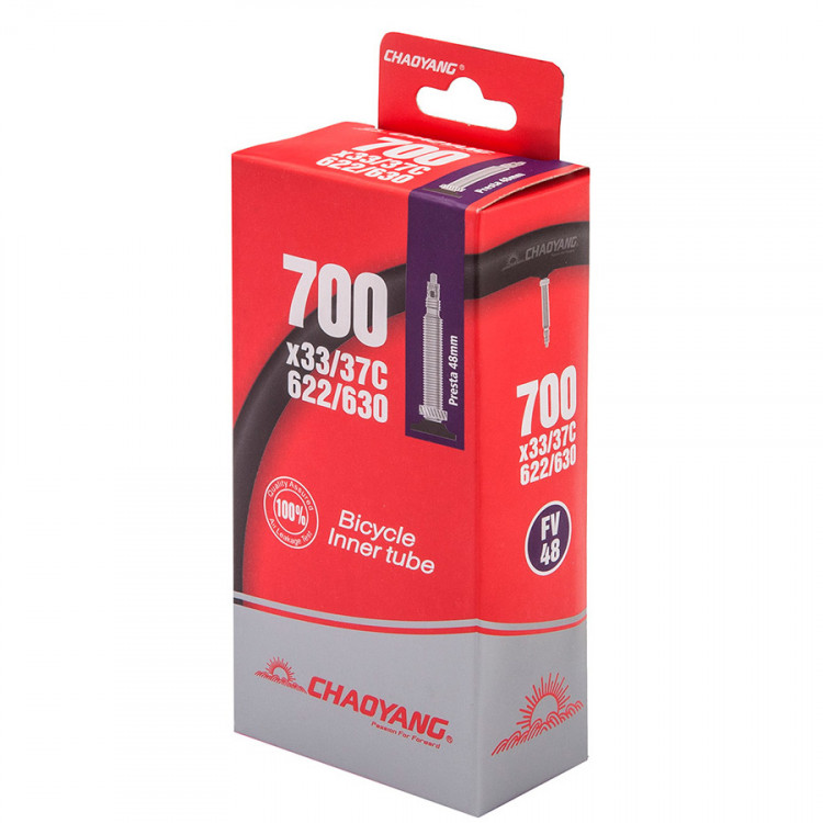 Велосипедная камера Chaoyang 33/37-622/630 (700×33/37C) FV48