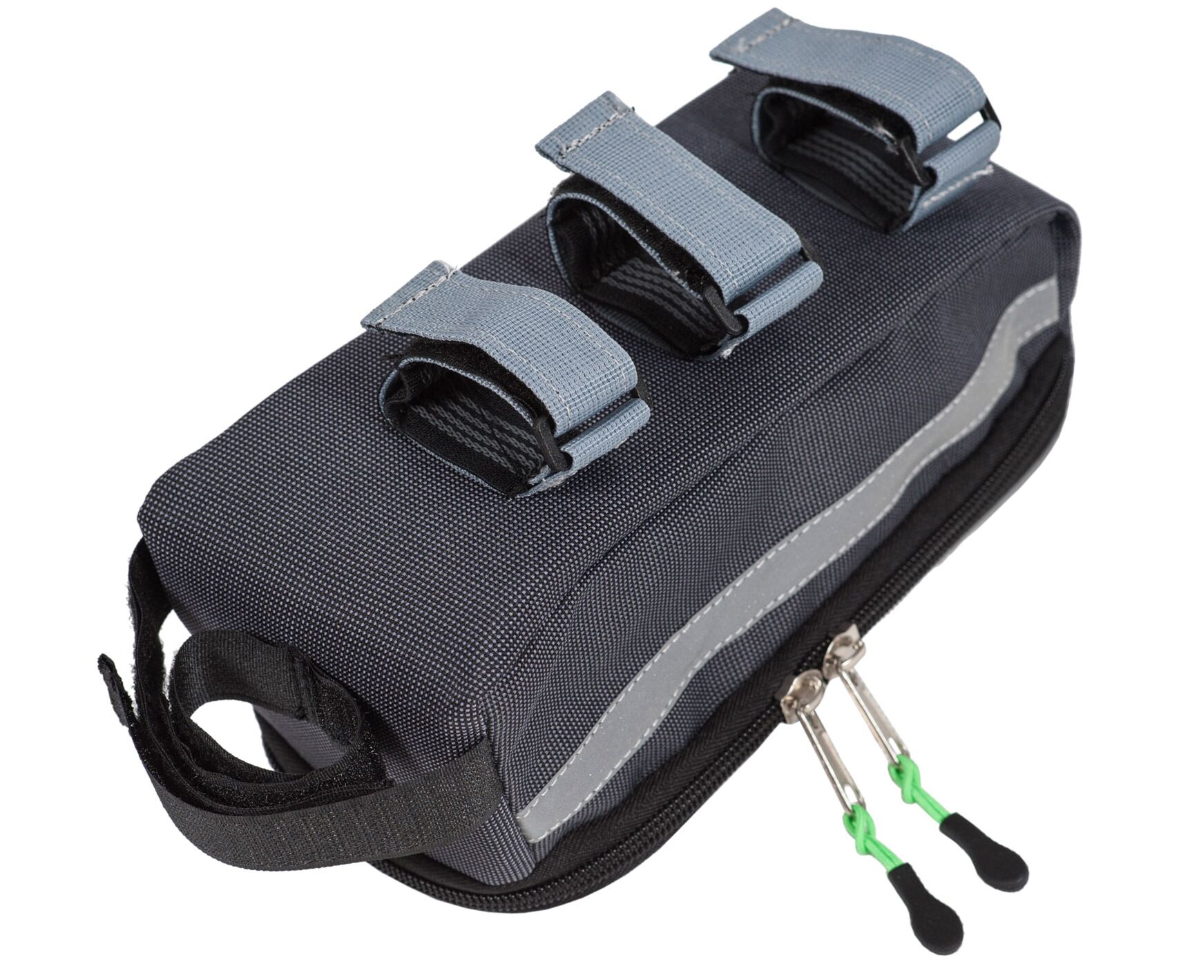 Велосумка Course Мастер на раму увеличенная для смартфона (серый)