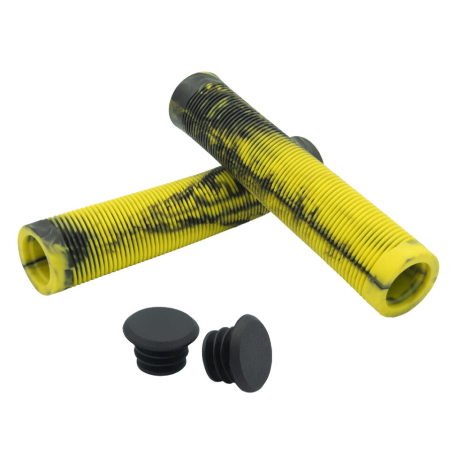 Грипсы SKILL JELLY 165 мм (чёрный/жёлтый)