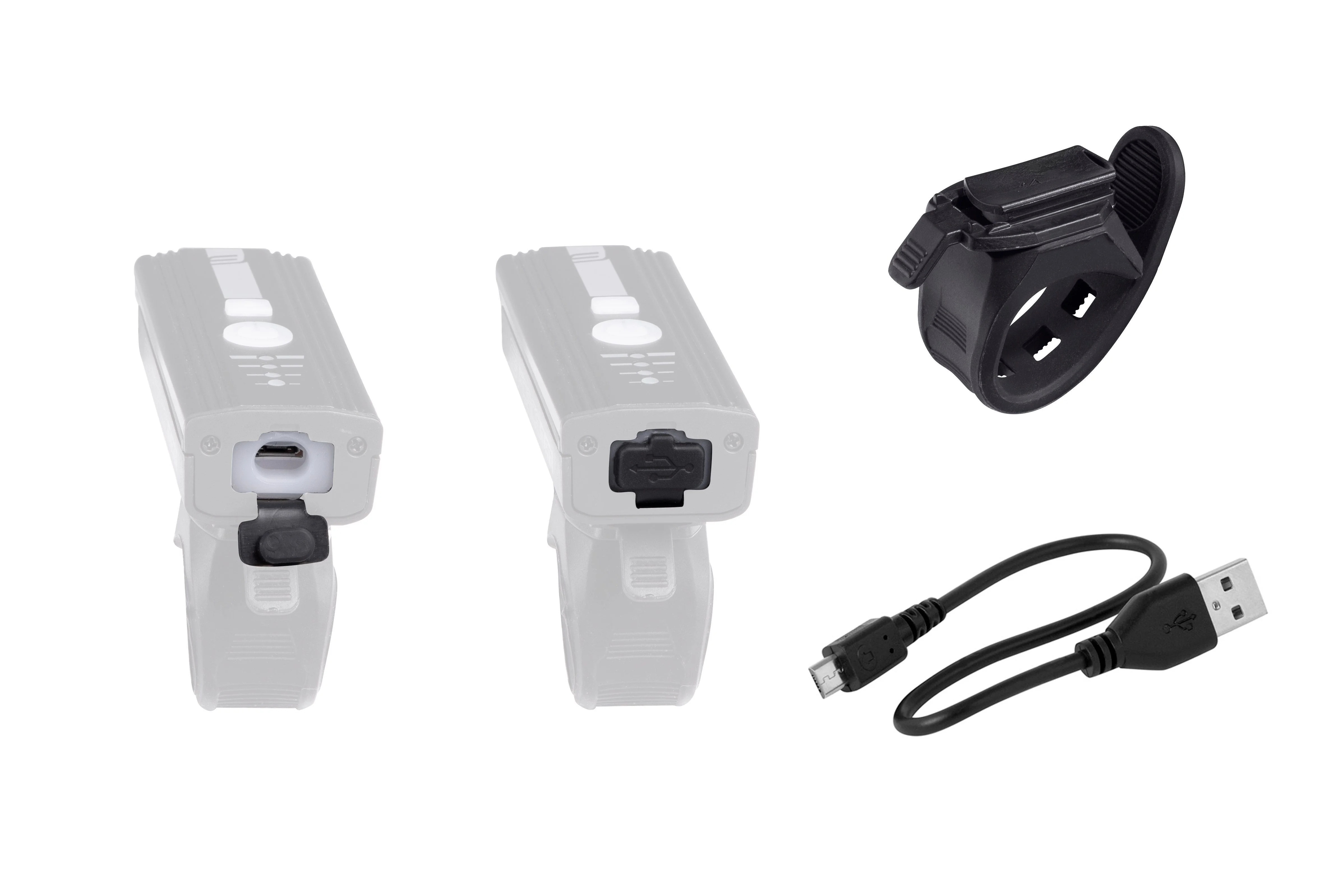 Передний фонарь Force ALERT 350LM USB