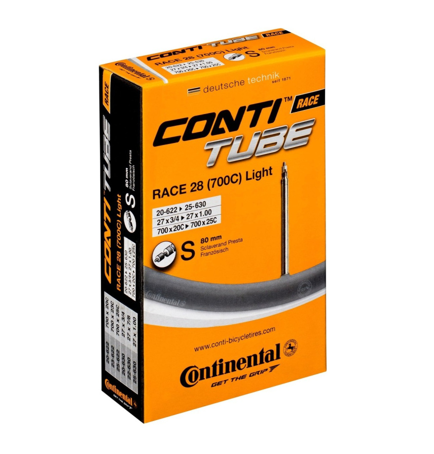 Камера Continental Race 28 (700C) Light (20/25-622/630) S80 Presta