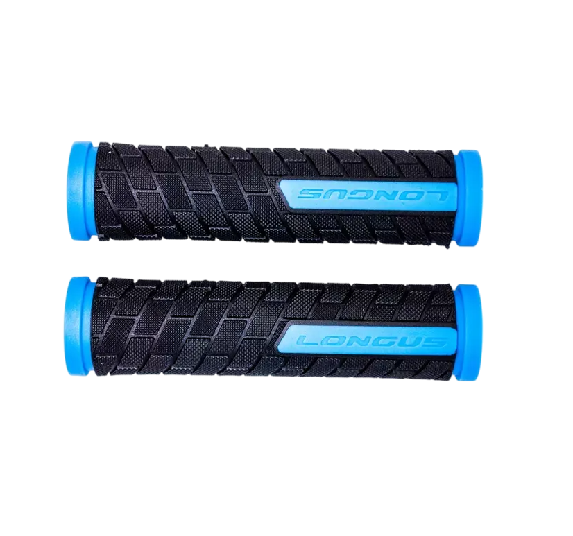 Ручки руля Longus GRID (черный/синий, L-128 мм)