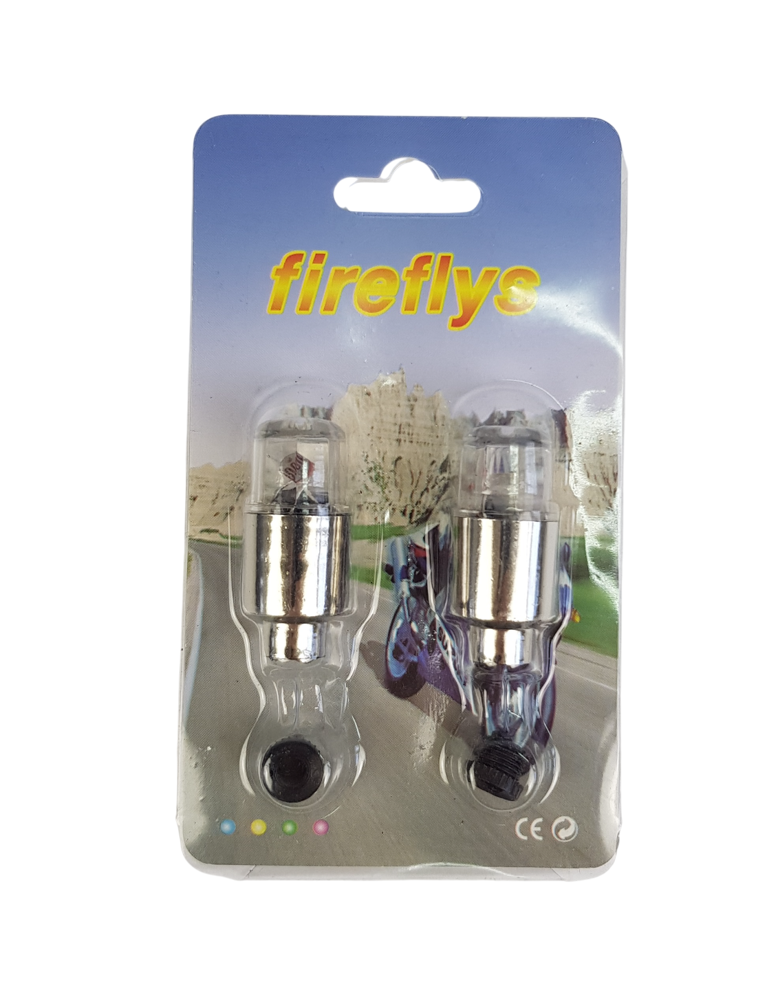 Комплект маячков на ниппель велосипеда Ausini PS-FT-156D