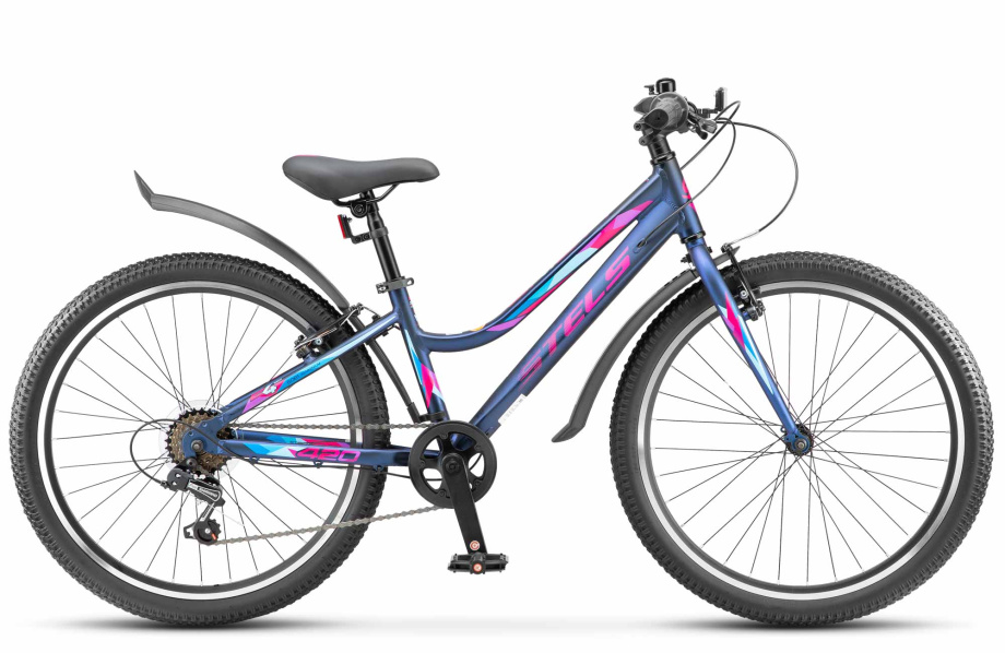 Велосипед Stels Cristy 420 V 24″ (тёмно-синий)