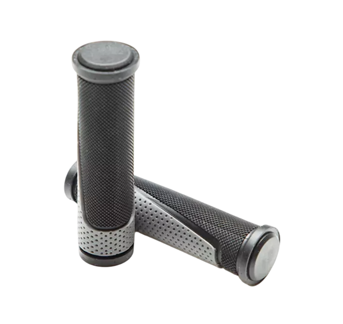 Грипсы Hualong HL-G305 (чёрный/серый, L-125 мм)