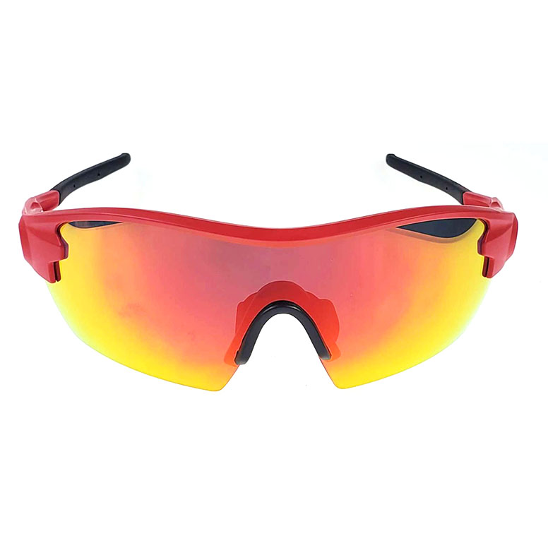 Очки солнцезащитные 2K SD-21504 (красный матовый / чёрно-красный revo)