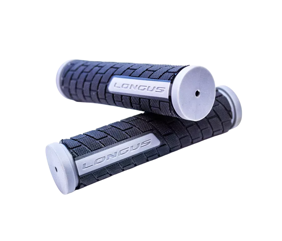 Ручки руля Longus GRID (черный/серый, L-128 мм)