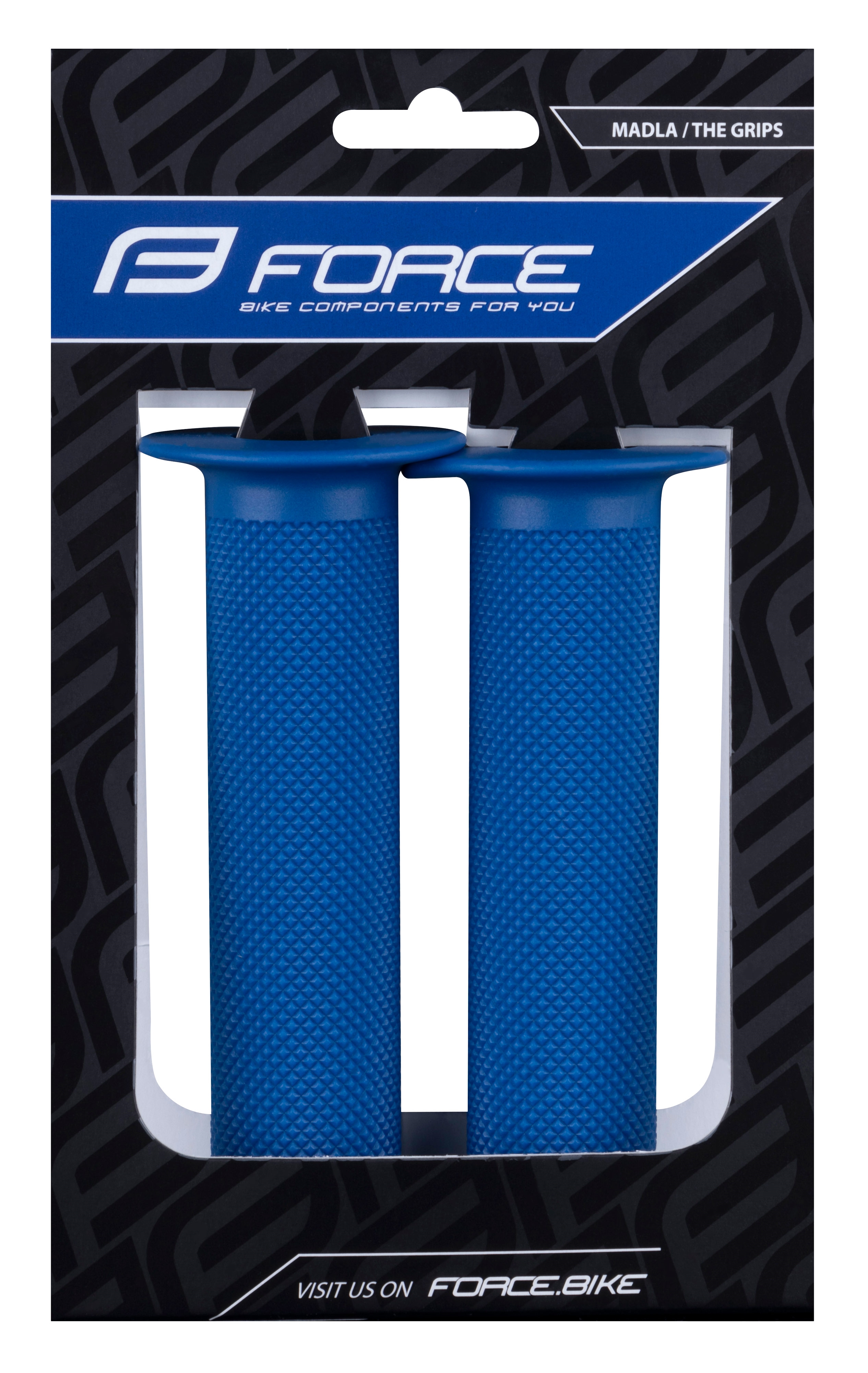 Грипсы Force BMX130 (резиновые, синие)