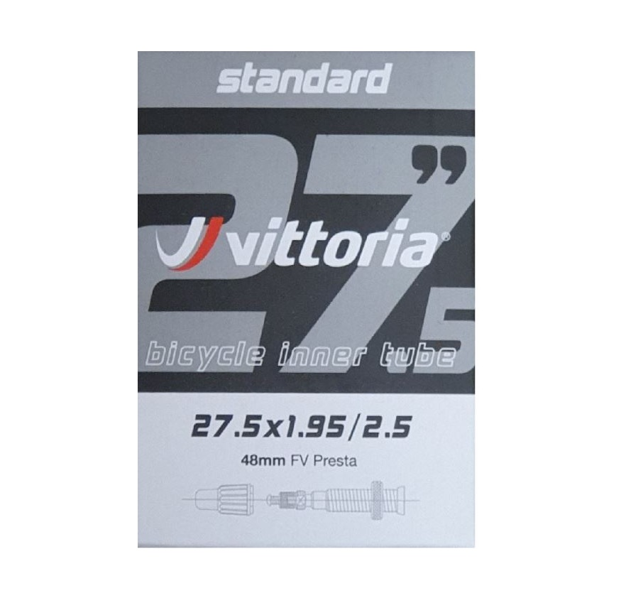 Велосипедная камера Vittoria STANDARD 50/63-584 (27.5x1.95/2.50) FV48