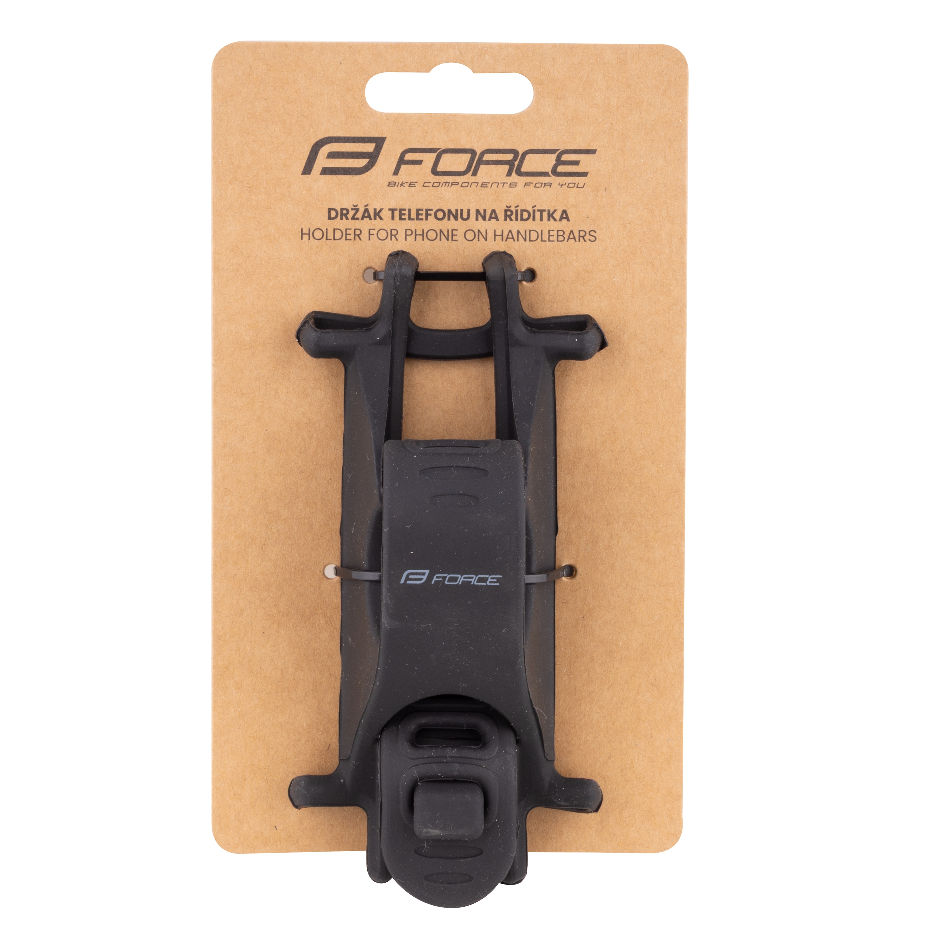 Держатель для телефона силиконовый Force 45230 (чёрный)