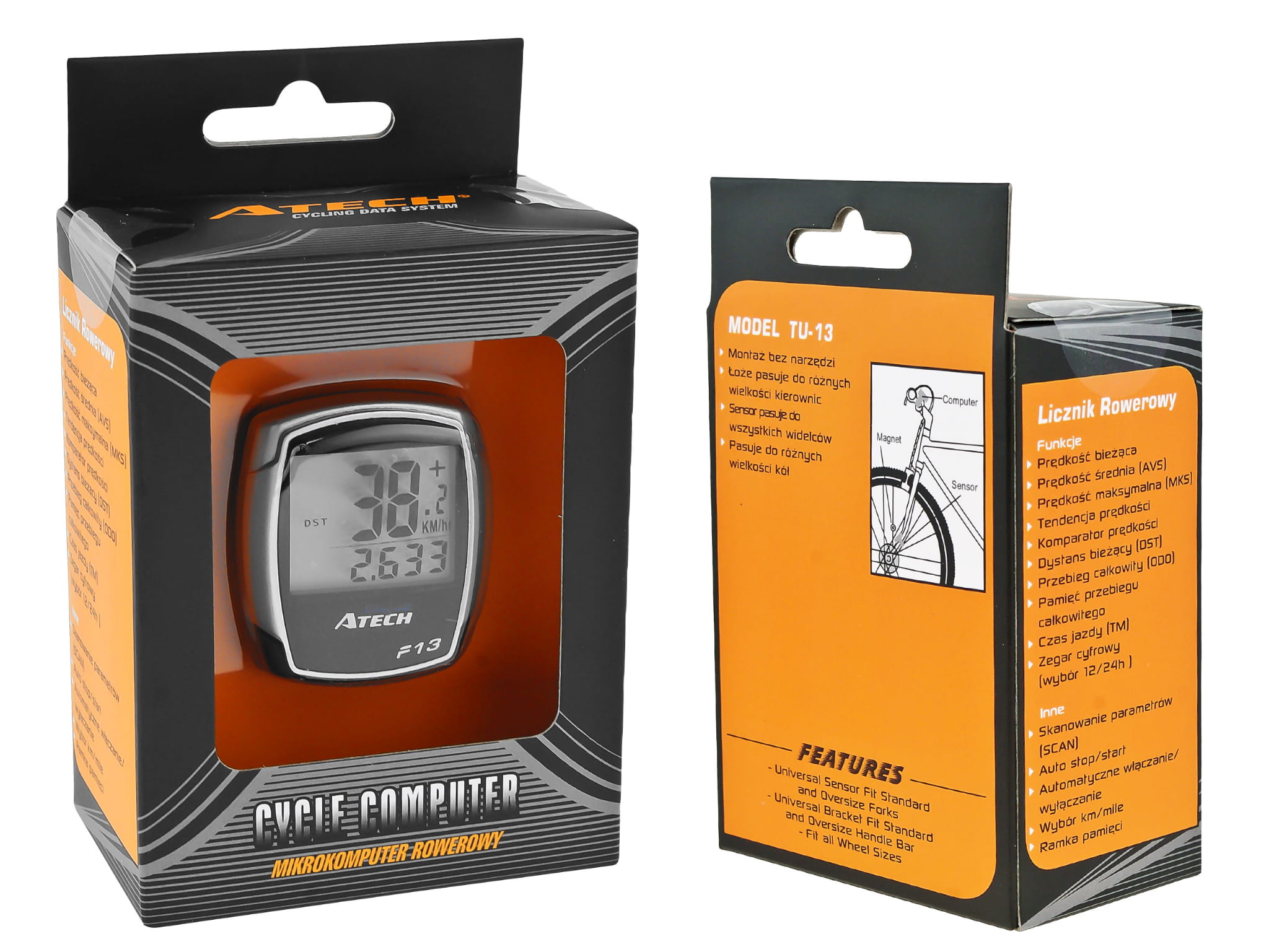 Велоспидометр ATECH TU13