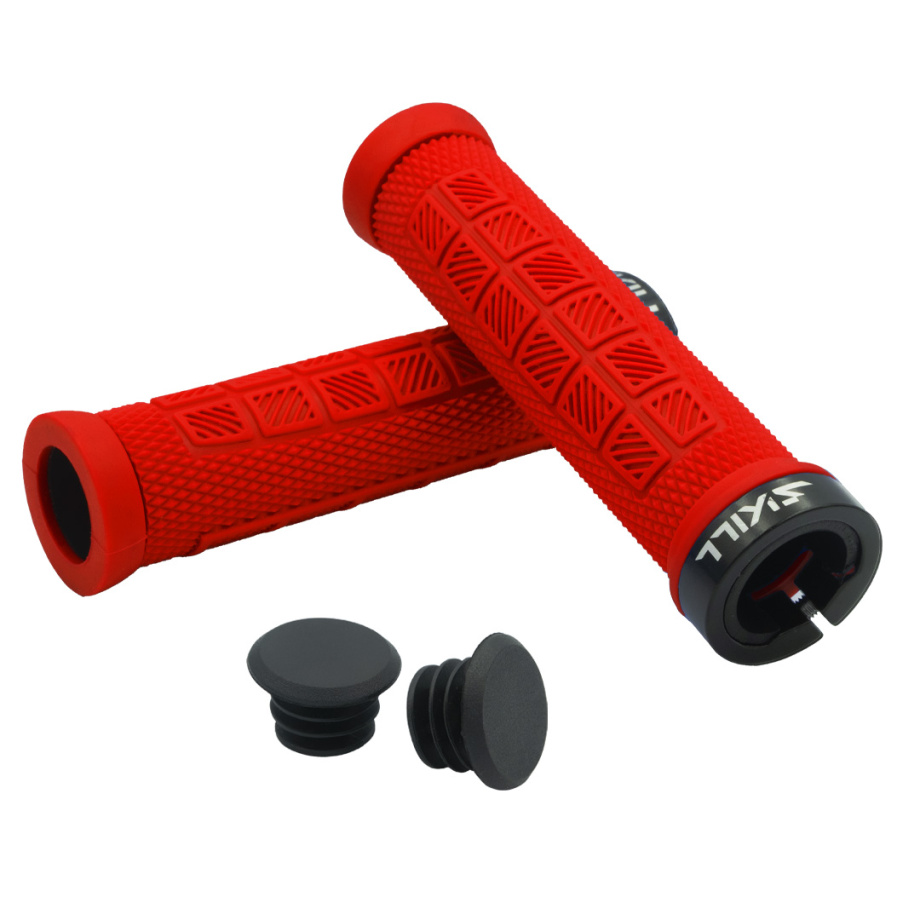 Грипсы SKILL TOWER 130 мм (красные)