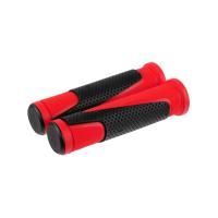 Грипсы HL-G305 (чёрный/красный, L-125 мм)