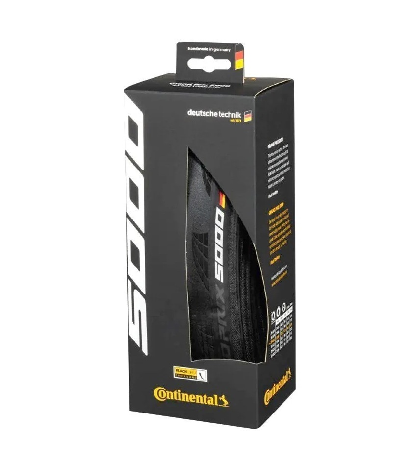 Велосипедная покрышка Continental 700x25C (25-622) Grand Prix 5000, Black