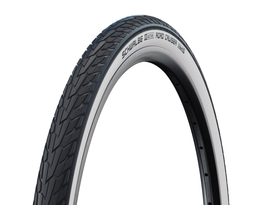 Покрышка Schwalbe Road Cruiser 26x1.75 (47-559), K-Guard, Whitewall