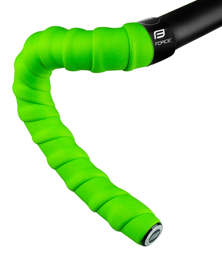 Обмотка руля Force 380365 (зеленый, силикон-пена)