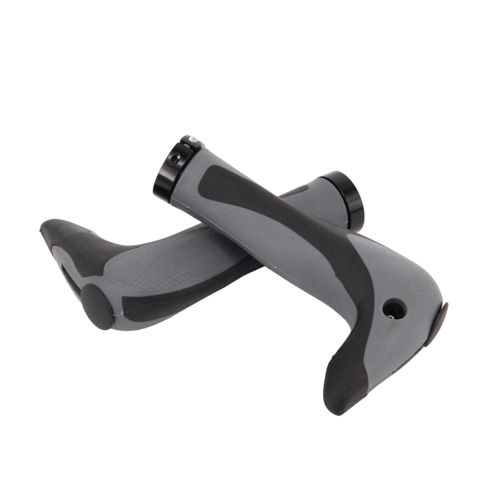 Грипсы Hualong HL-G205 (чёрный/серый, L-150 мм)