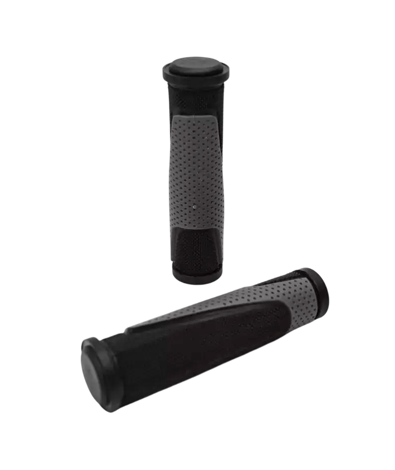 Грипсы Hualong HL-G305 (чёрный/серый, L-125 мм)