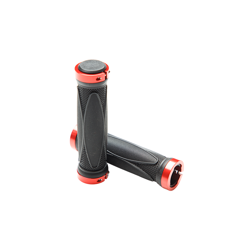 Грипсы Hualong HL-G202 (чёрный/красный, L-130 мм)