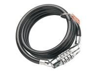 Замок велосипедный кодовый TONYON ø8мм х 900мм 519C-0890F