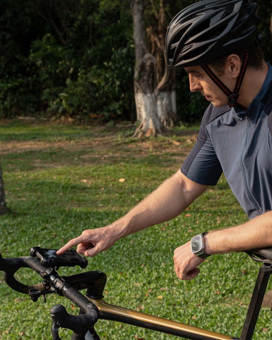 Держатель телефона на руль Lamicall BM02 (чёрный)