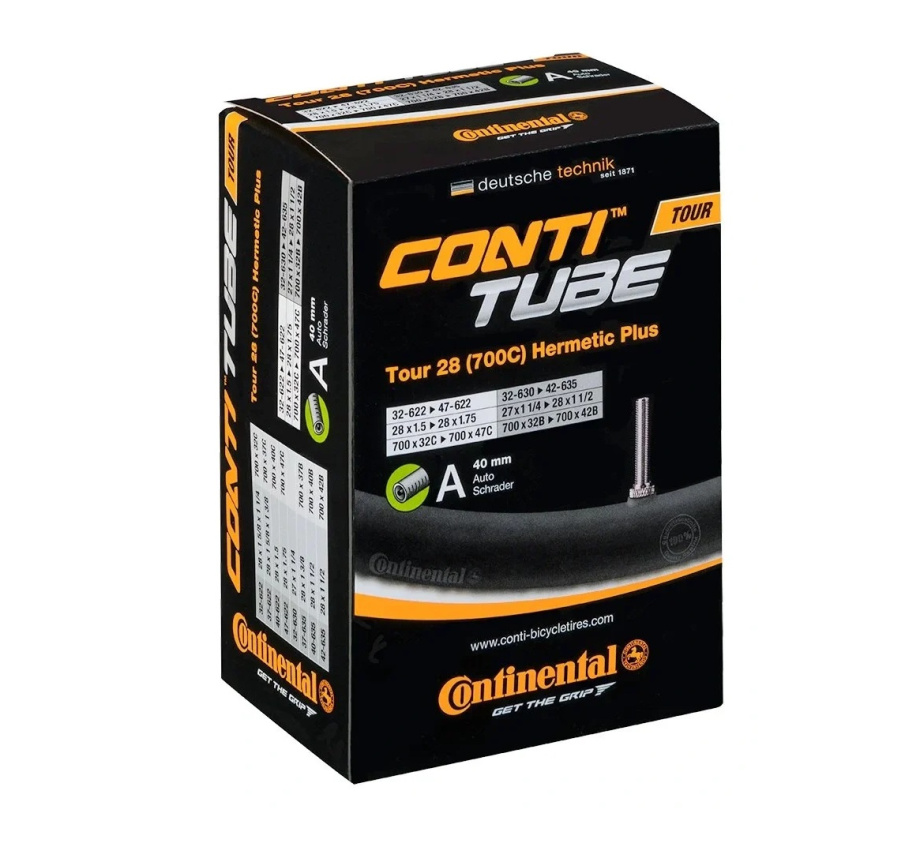Камера Continental Tour 28 (700C) Hermetic Plus (32/47-622) A40 Shrader