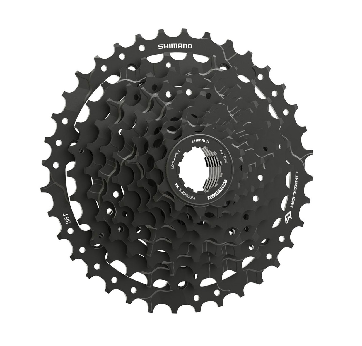 Кассета Shimano CUES CS-LG300 (9 скоростей, 11-36T)