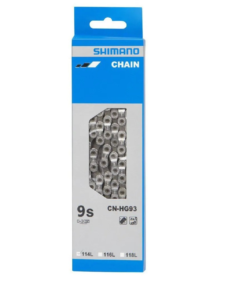 Цепь Shimano XT CN-HG93 (9 скоростей, 118 звеньев)