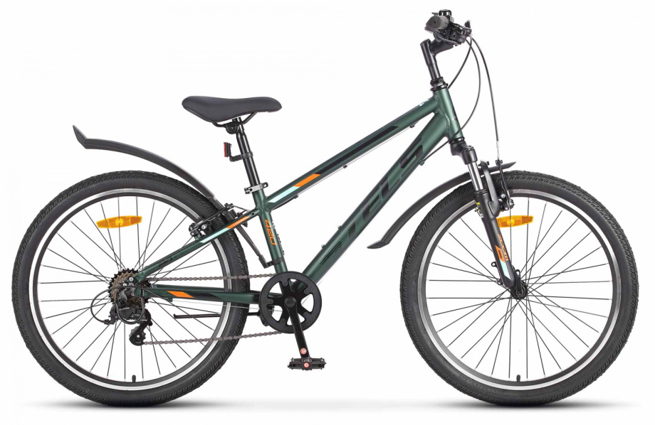 Велосипед Stels Turbo 420 V 24″ (темно-зеленый)