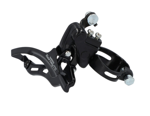 Передний переключатель Shimano Tourney FD-TZ500-DS6 (нижняя тяга, хомут 31.8 мм, 3x6/7 скоростей)