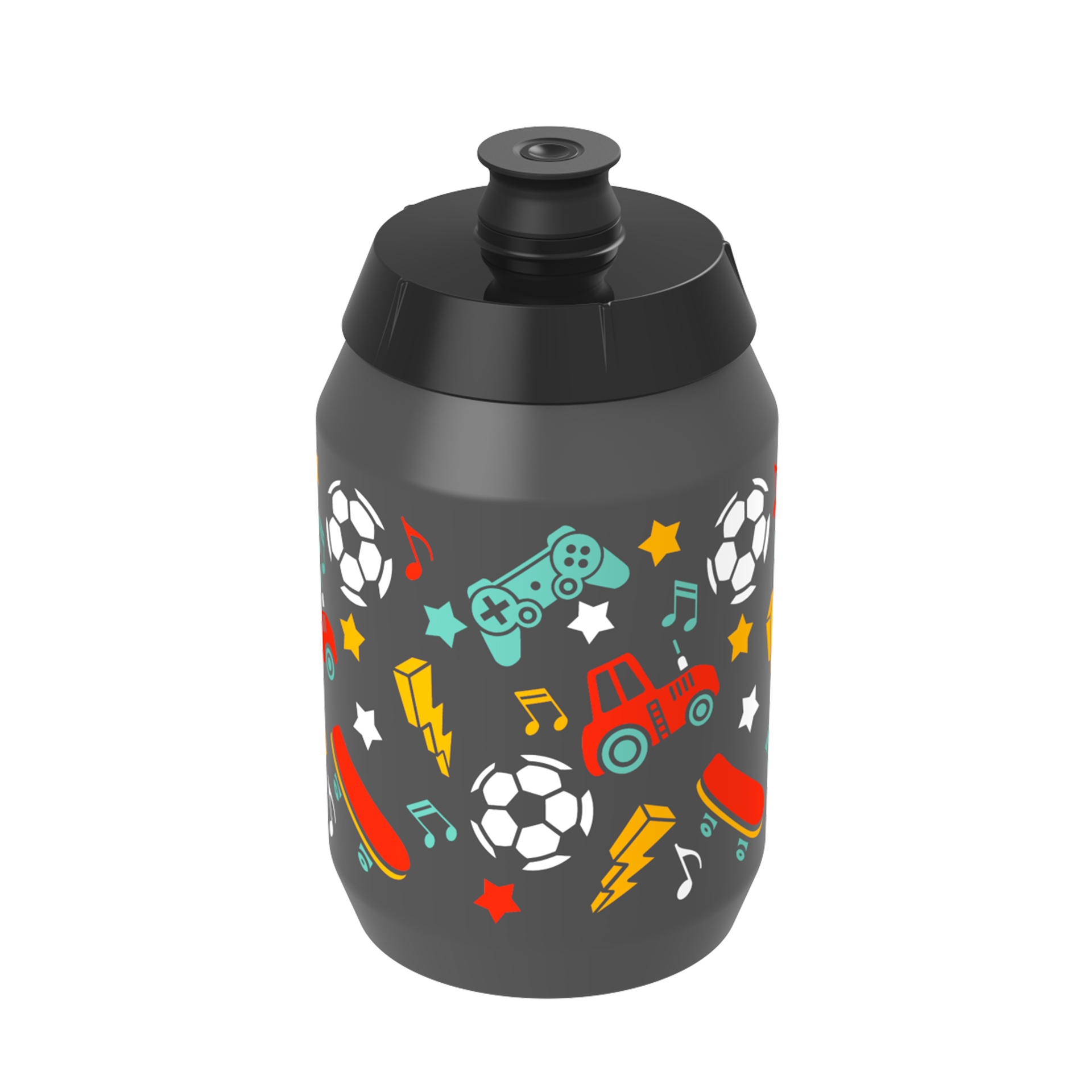 Фляга велосипедная Polisport 450 мл (серая)