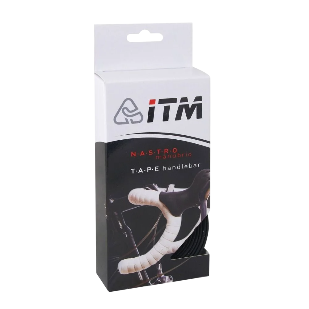 Обмотка руля ITM Cork 38040 с заглушками (чёрный)