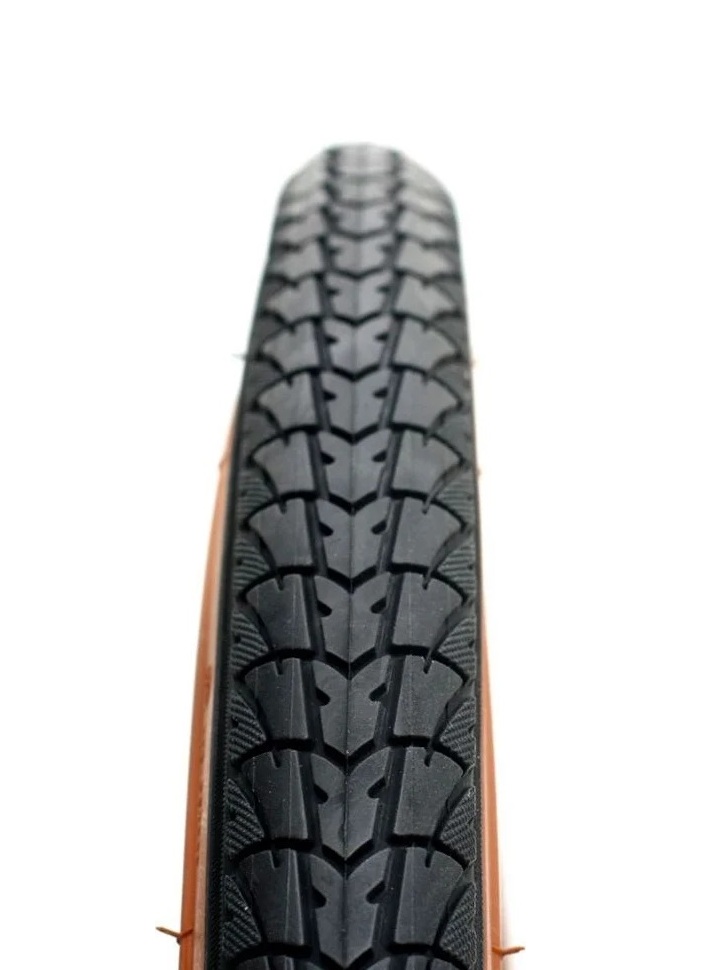 Покрышка велосипедная CST 28x1.75x2 C-1446 Control Viva (чёрный/коричневый)