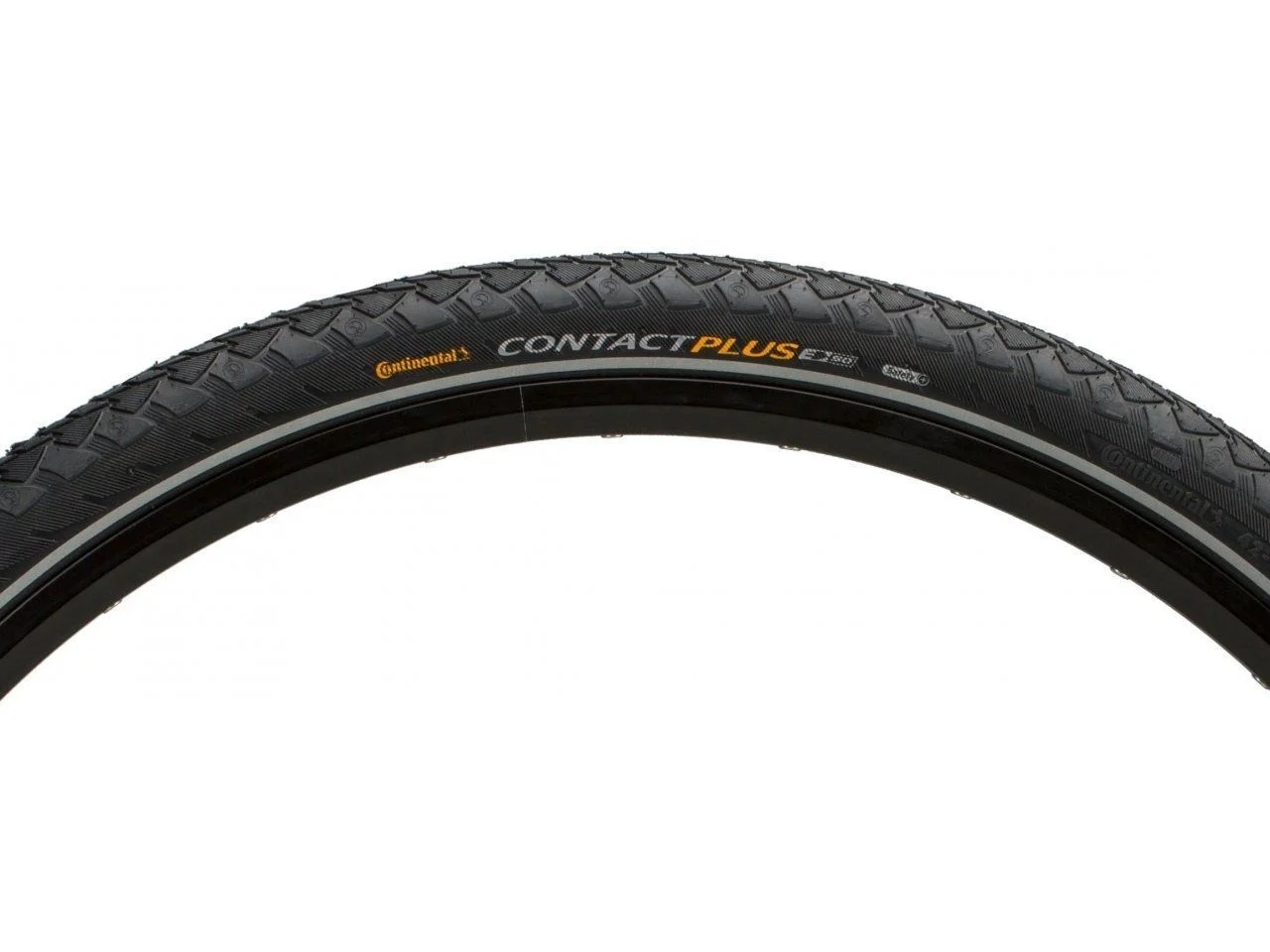 Велосипедная покрышка Continental 28x1.50 (40-622) CONTACT Plus, Black-Reflex