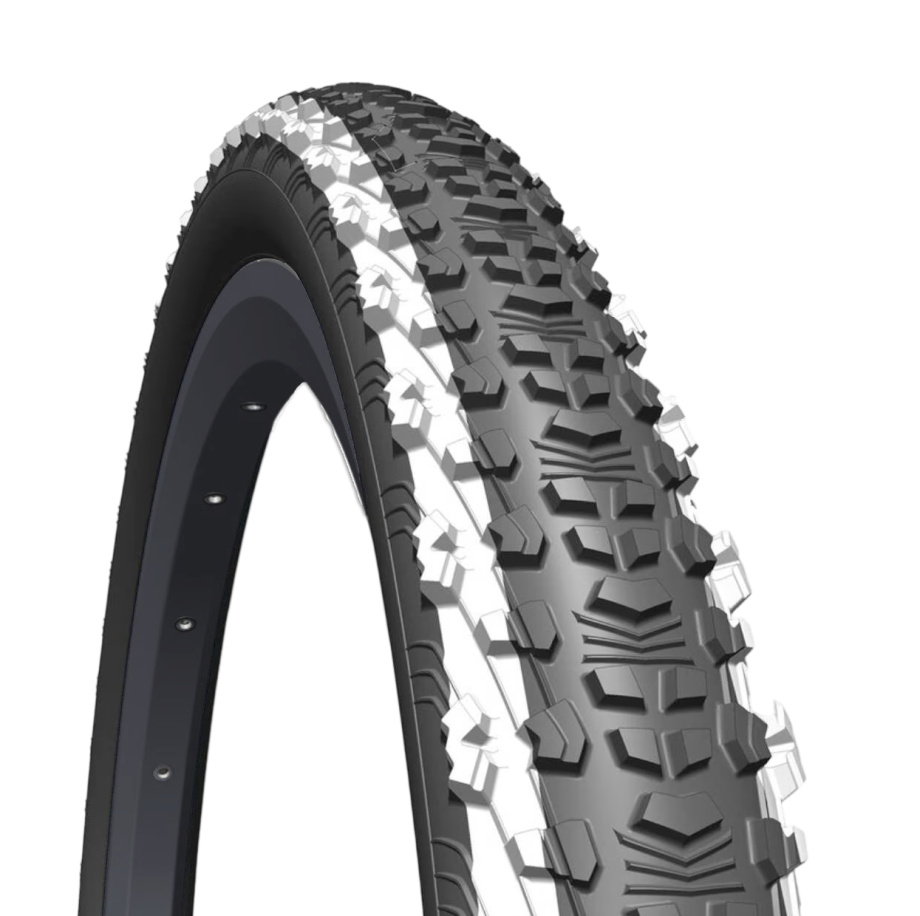 Покрышка Rubena 50-507 (24 x 1,90) V75 Scylla (Classic, чёрная/белые полосы)