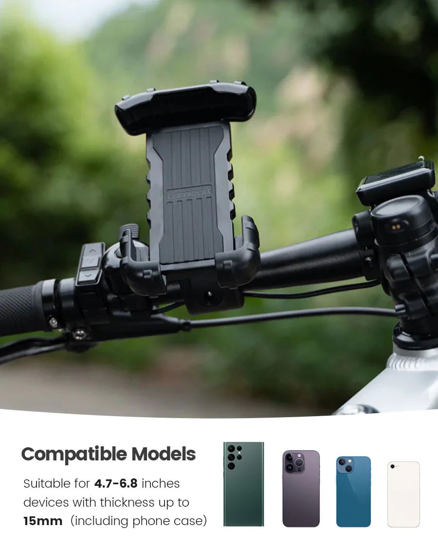 Держатель телефона на руль Lamicall BP05 (чёрный)