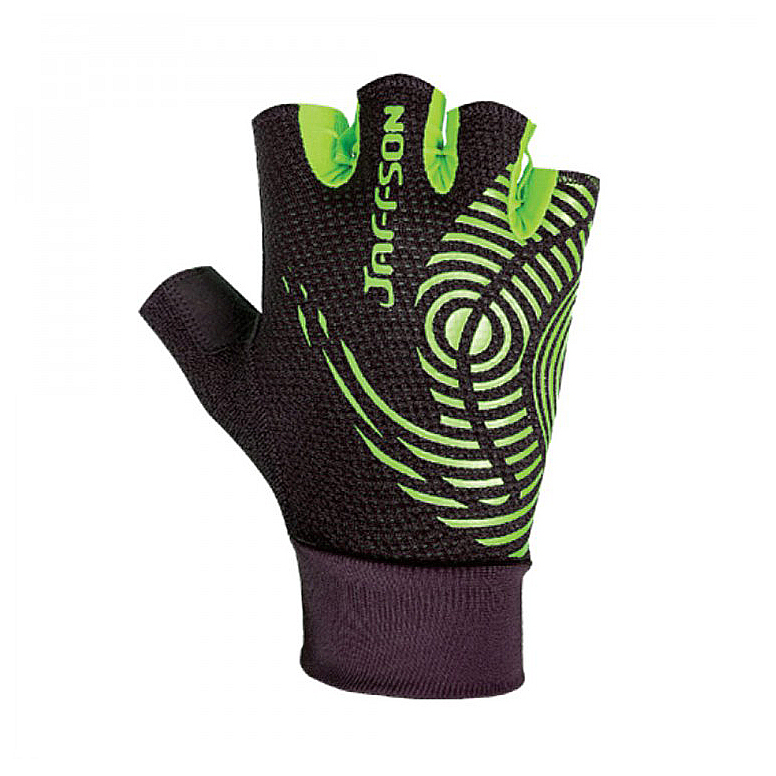 Перчатки Jaffson SCG 46-0336 (чёрный/зелёный)