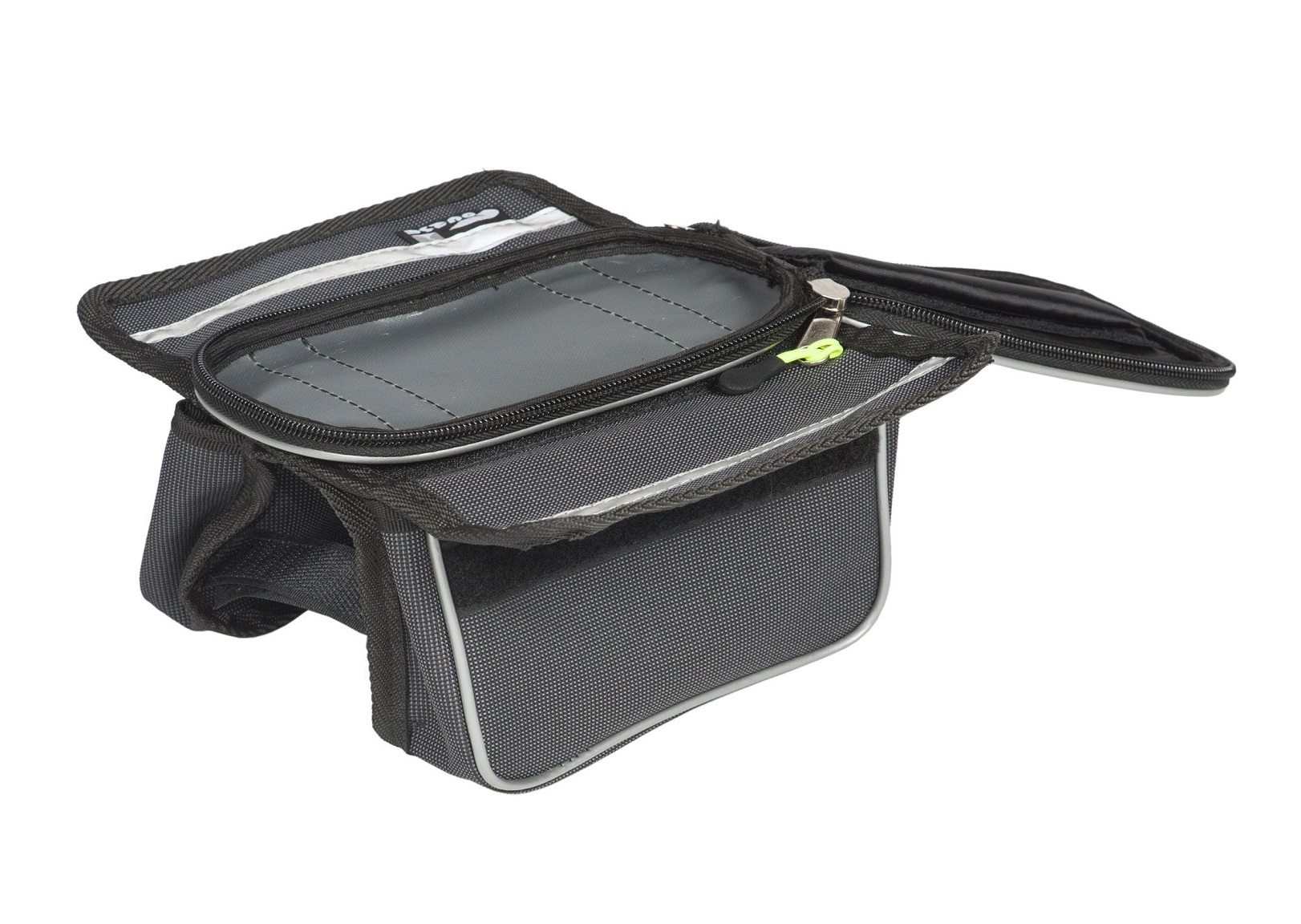 Велосумка Course ПиФорм на раму с чехлом для смартфона (серый)