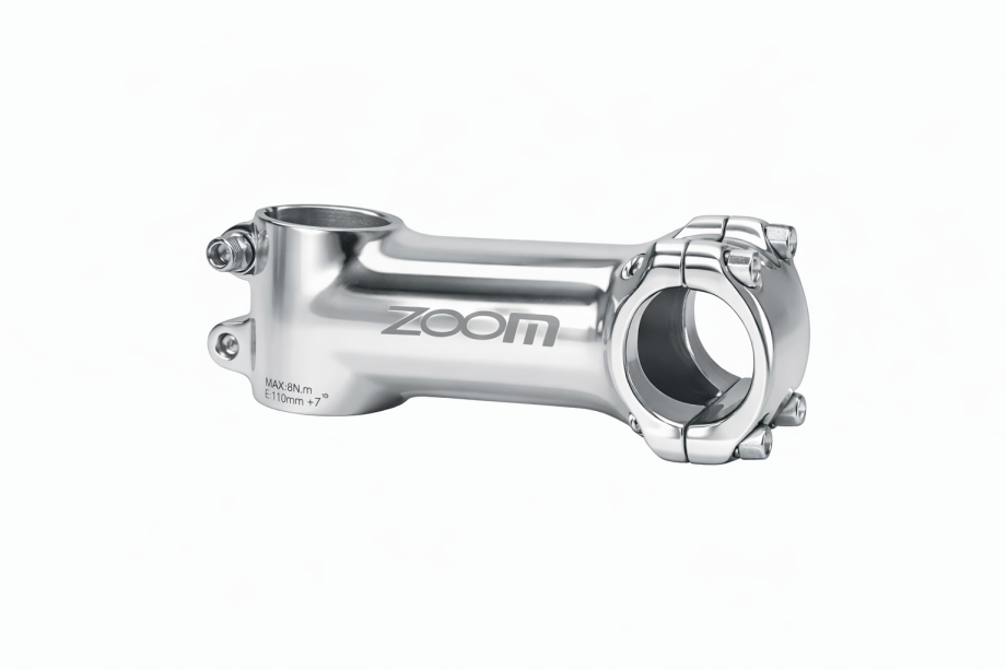 Вынос руля Zoom TDS-D343B-8 (60 мм / 25.4 мм, серебристый)